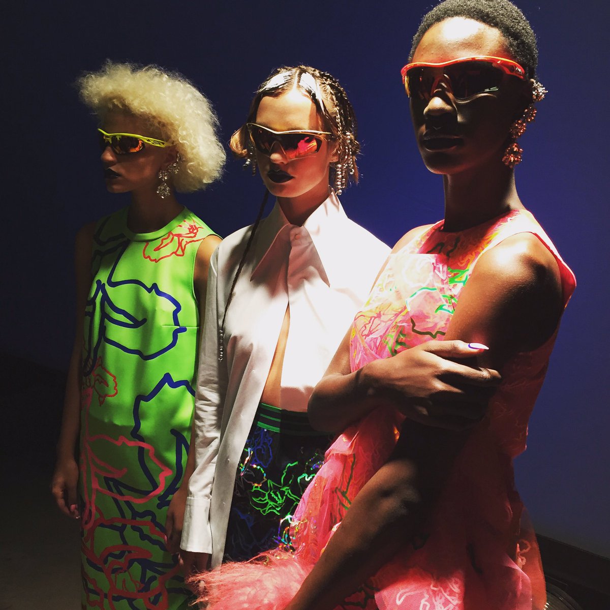 LDNfashion's tweet image. The future has arrived! @FYODOR_GOLAN #LFWSS17 #LFW #FyodorGolan