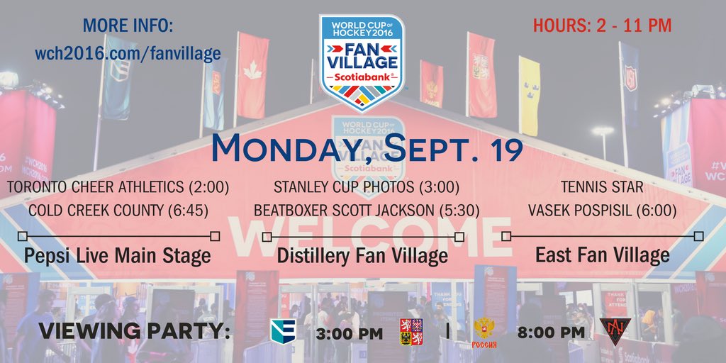 moja82's tweet image. Scotiabank #WCH2016 Fan Village, free festival at Toronto's Distillery District, open 2-11. scotiasocial.me/nx7u5