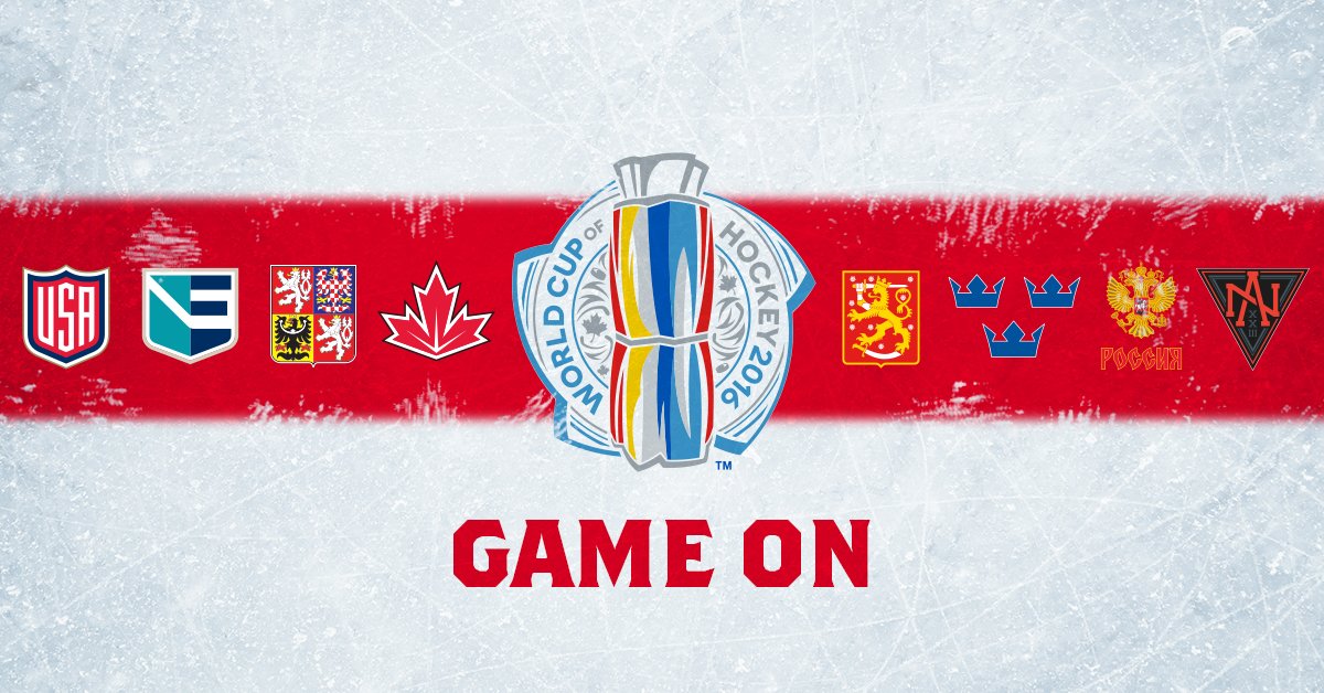 moja82's tweet image. It’s game time! The World Cup of Hockey Starts today! Who are you cheering for in today's games? #The5thSeason