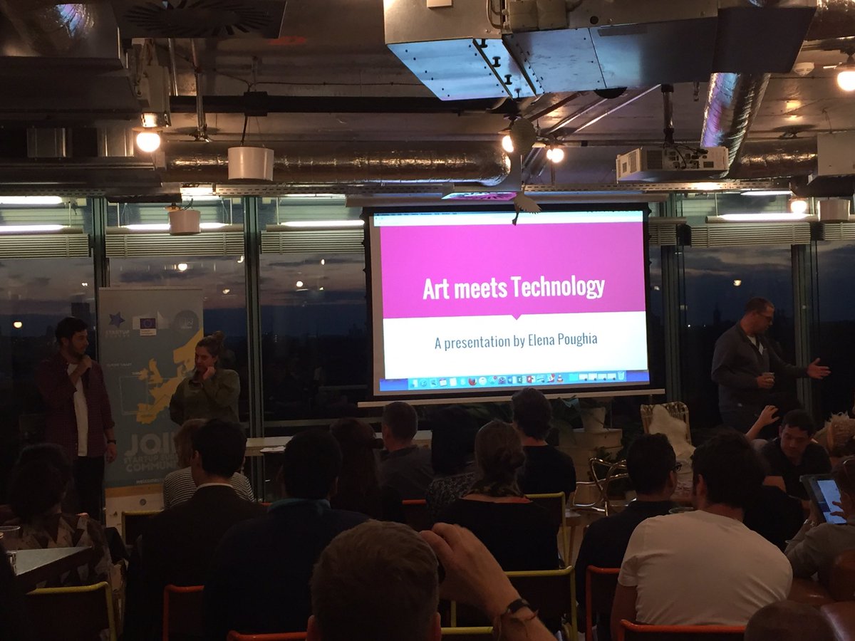 etv_startuphub's tweet photo. Welcome to @WeWork in Berlin for our #startup #meetup on #art &amp; #tech powered by @welcomestartup &amp; @StartUpEU https://t.co/z5O5kcd5lw