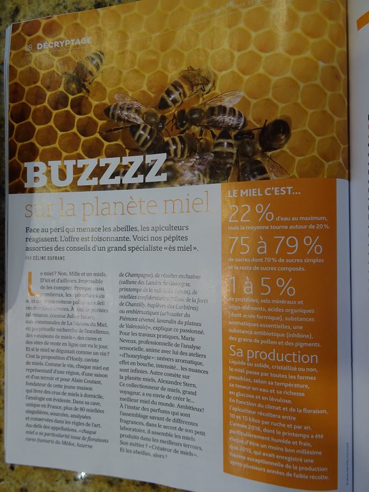 laMaisonDuMiel's tweet photo. @JulienHenry81 signe un bel article dans le magazine #régal du mois de septembre. Un grand merci à la rédaction. https://t.co/AlyzvKx64t