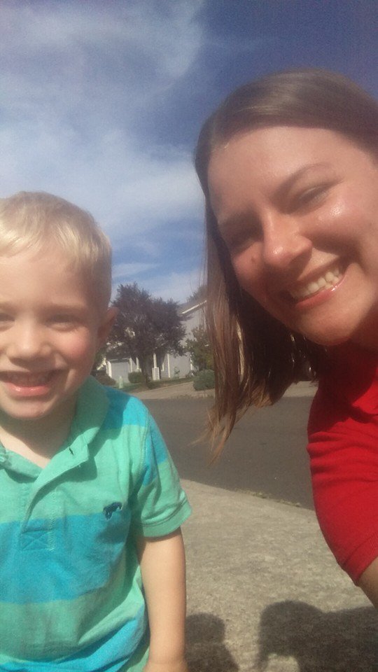 My staff snapped this quick picture with Cody before he was off and running again! #loveHD52