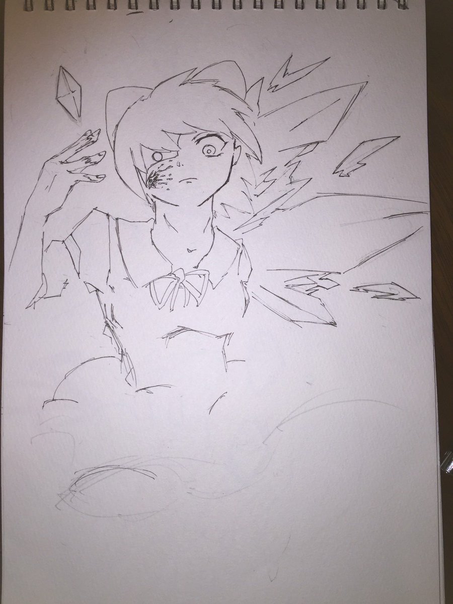 異形郷見てたらチルノ描きたくなってきたので 