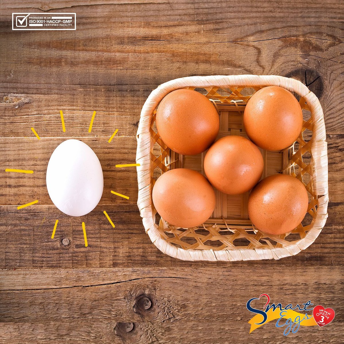smarteggsja's tweet photo. Did you know: Smart Eggs contain 6 times more Omega 3 fatty acids than regular eggs. https://t.co/HYmjPpMifY