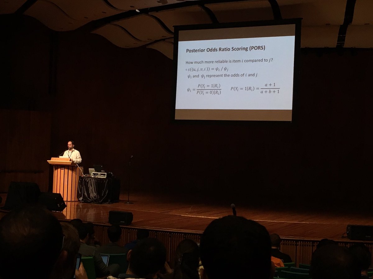 denisparra's tweet image. Prof. @rodrygo_santos on &quot;Efficient Bayesian Methods for Graph-based Recommendation&quot; at #recsys2016