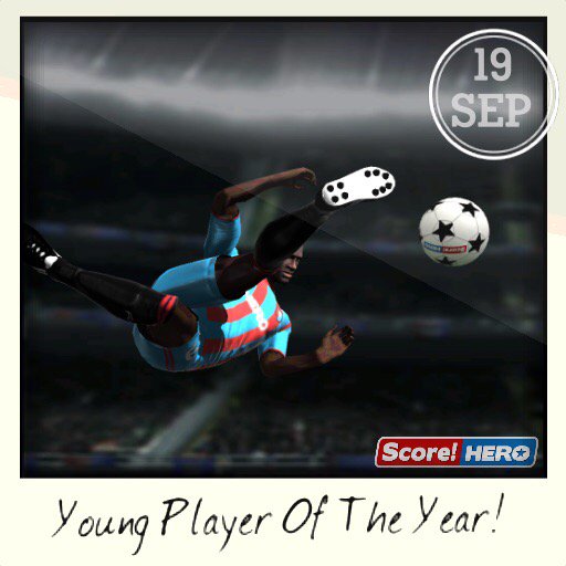 iPSN_store's tweet photo. Young Player Of The Year! #scorehero https://t.co/JIfPWuBLdx https://t.co/jcAl9Uv2nJ