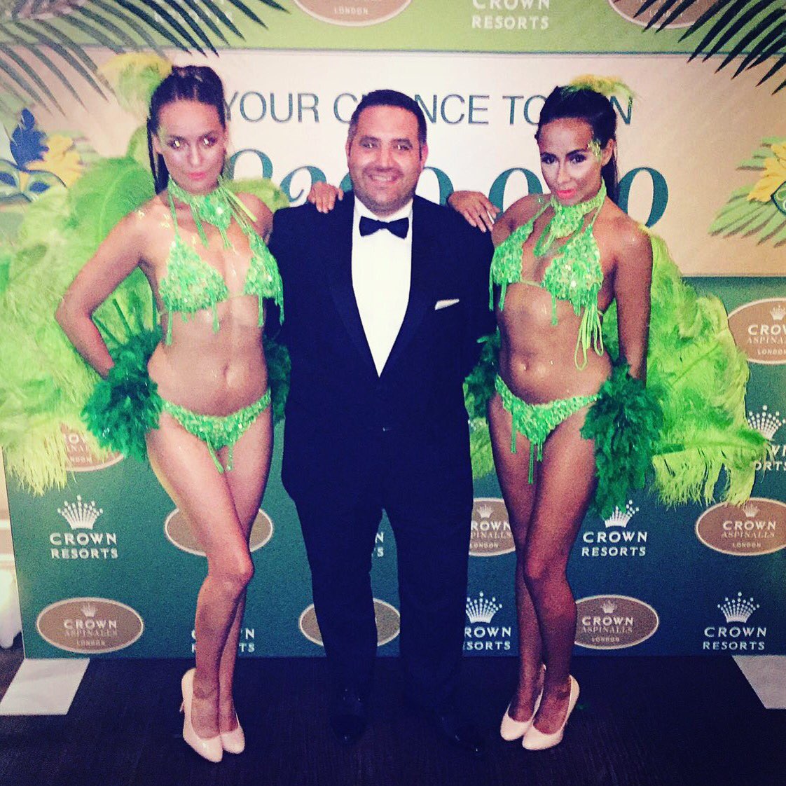Rio themed hostesses for an event for Crown Aspinalls Casino #hgentertainment