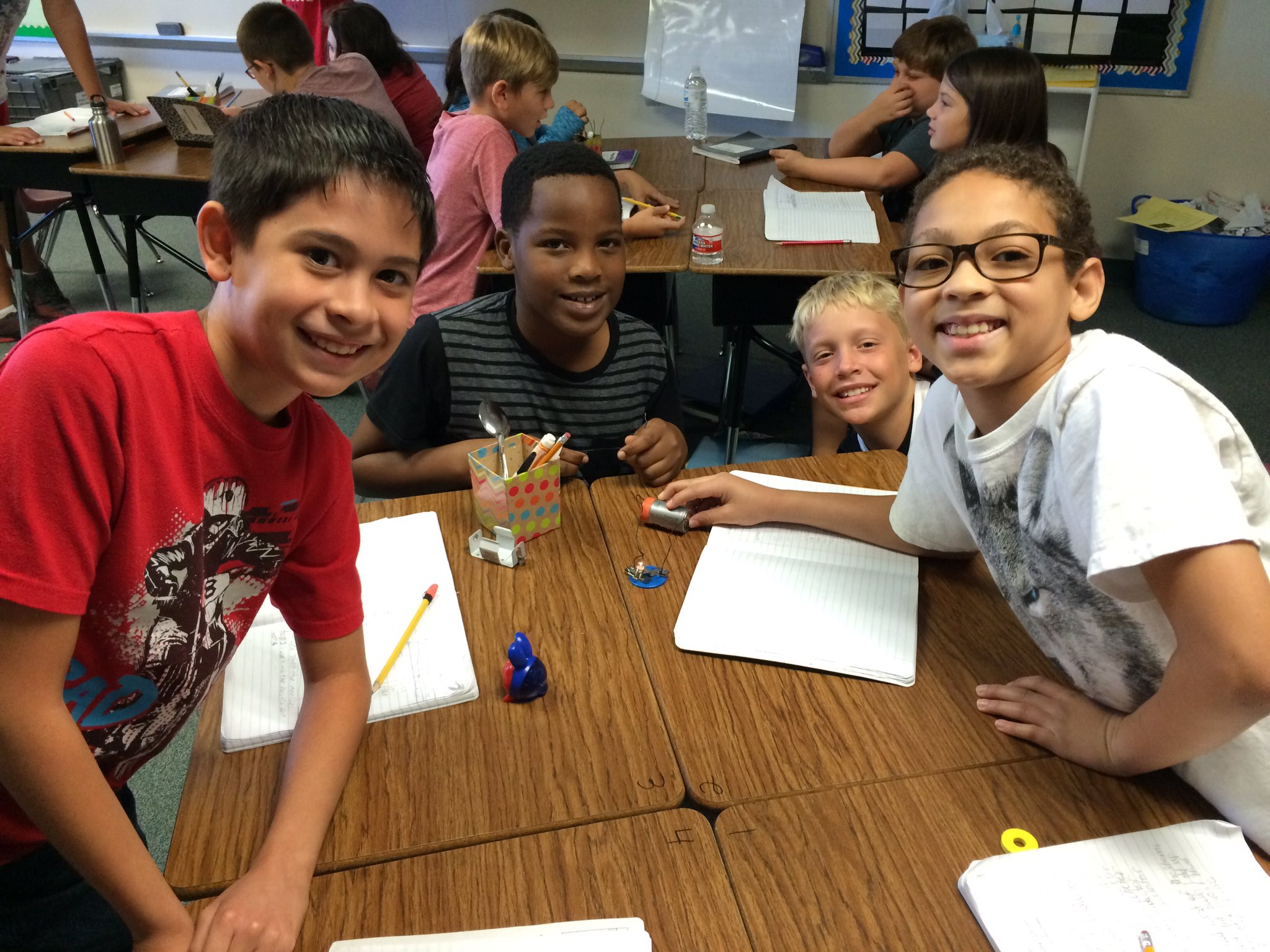 Bagdad Elementary on Twitter "Experimenting with conductors and