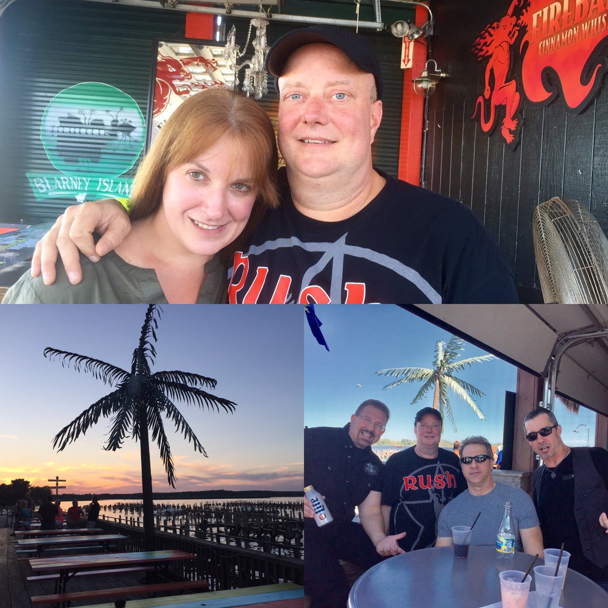 samanthas74's tweet photo. My man and his band at blarney island https://t.co/HggTs8sLjS