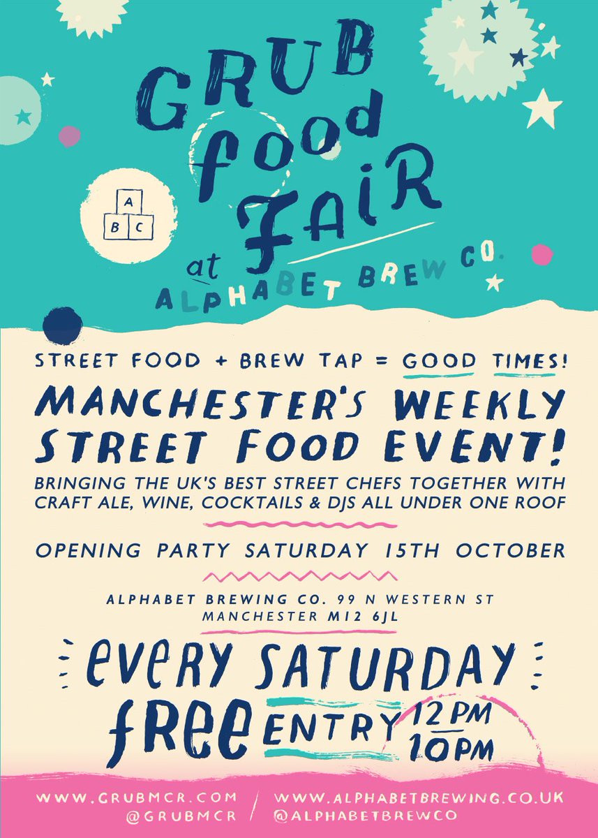 GRUBMCR's tweet image. ANNOUNCEMENT: GFF lives! We're moving to @AlphabetBrewCo as of 15/10/16 &amp;amp; WE'RE GOING WEEKLY! BISH BASH BOSH.