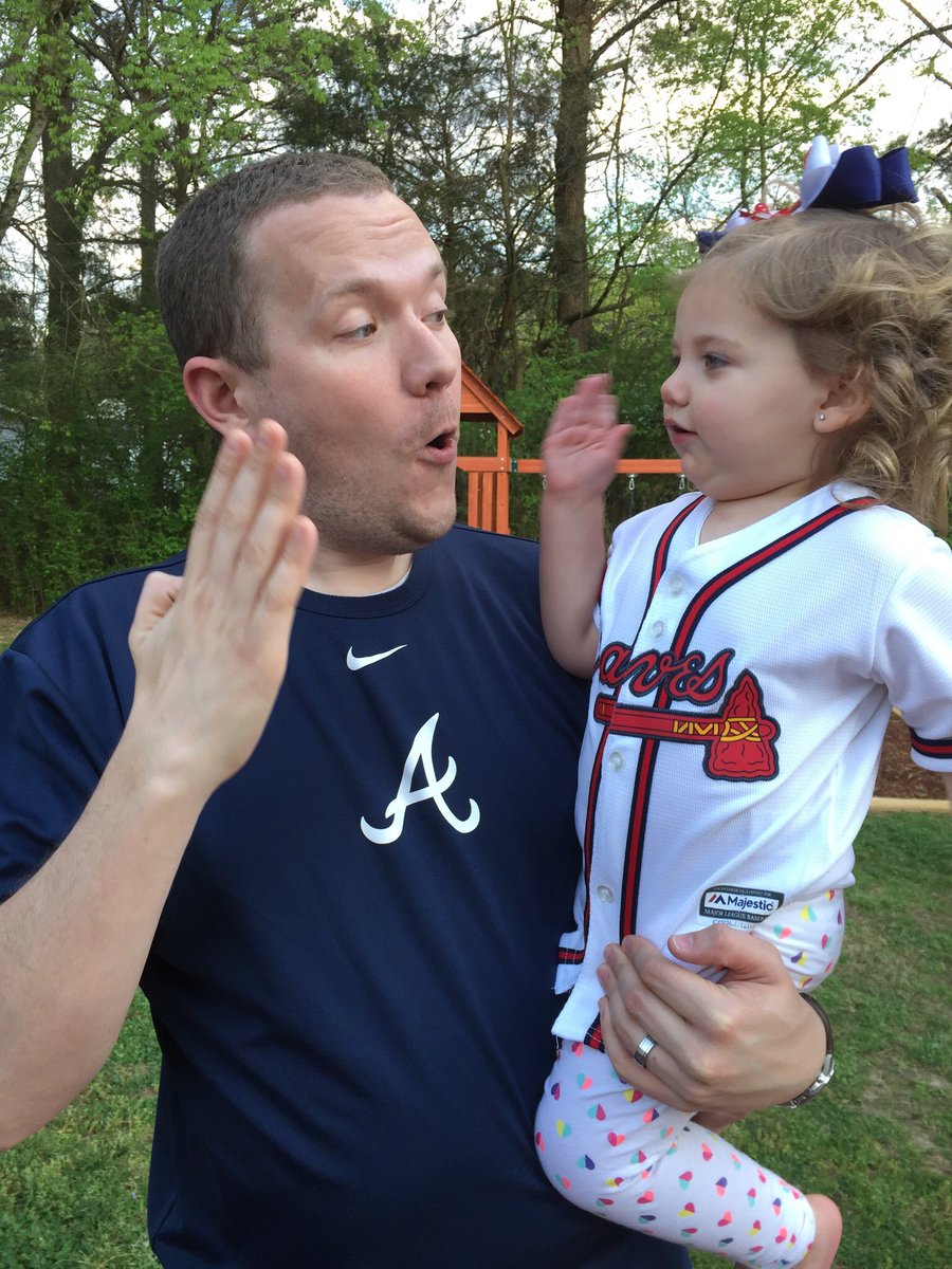 AWeatherford's tweet photo. There are still numbers to pull down! 
@Braves, have you had a daddy/daughter duo yet? Fourth &amp; fifth gen fans! 🙏🏼⚾️ https://t.co/BdmndXduzb