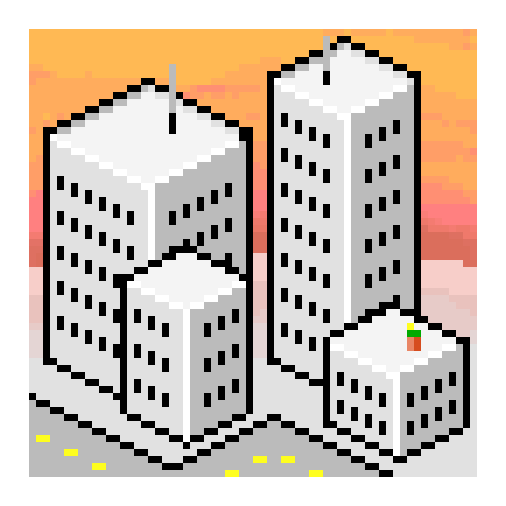 GrimFang4's tweet photo. Quick city scene using the upcoming Isobox tool. #PixelProof https://t.co/zvoAyCrH9R