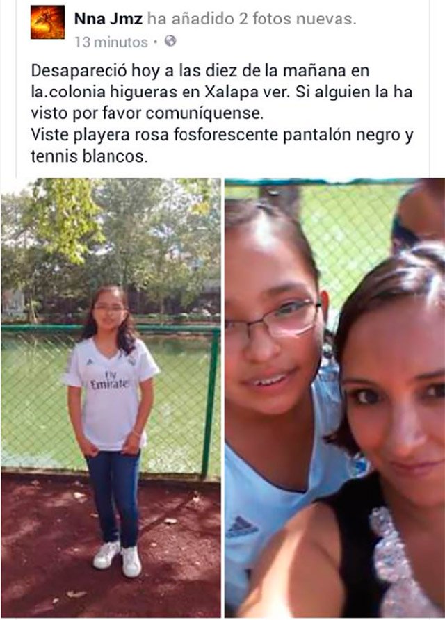 alcalorpolitico's tweet photo. #ComparteLector Solicita ayuda para localizar a menor de 13 años, se extravió en #Xalapa 
https://t.co/cLv4TE72Xm https://t.co/Jo3ZLvws5T