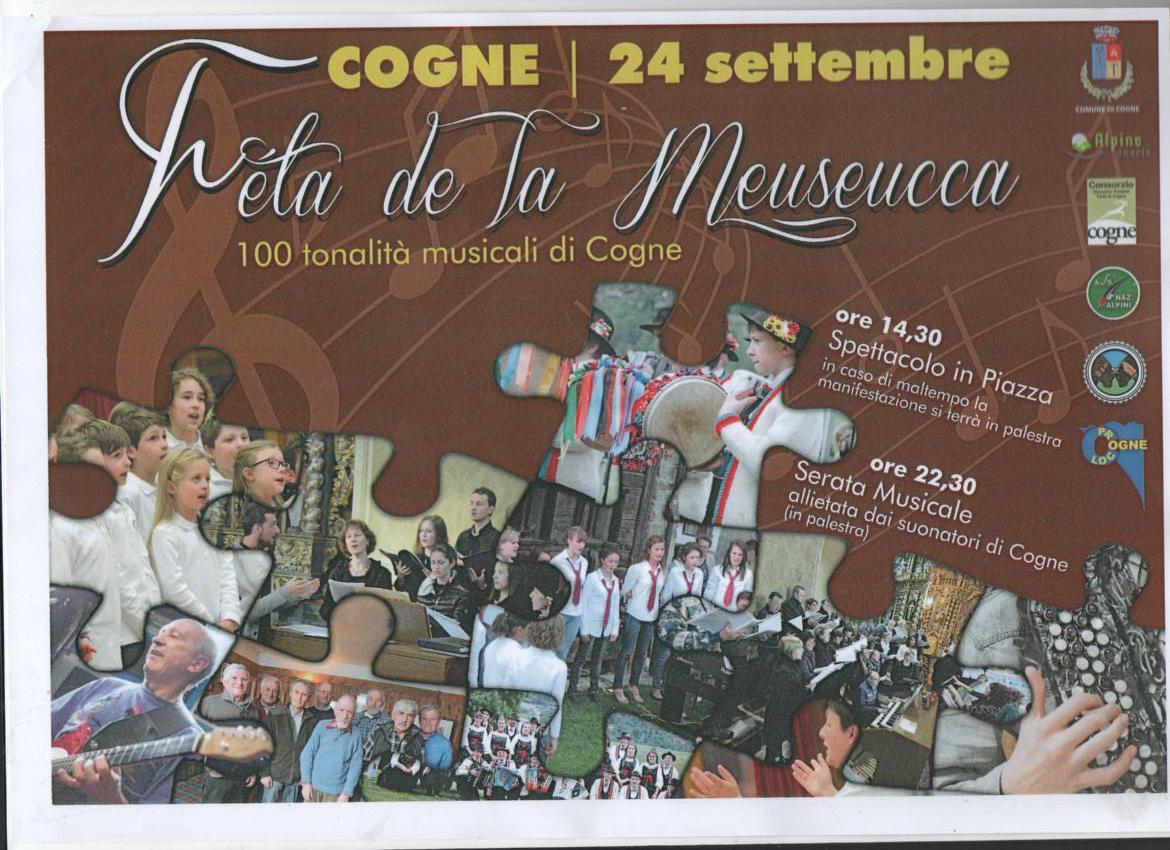 Vi aspettiamo a #Cogne per la Feta de la meuseucca sabato 24 settembre