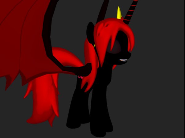CynderShadowsQu's tweet photo. Messing around with a 3D pony creator. https://t.co/7vlWTewZKH