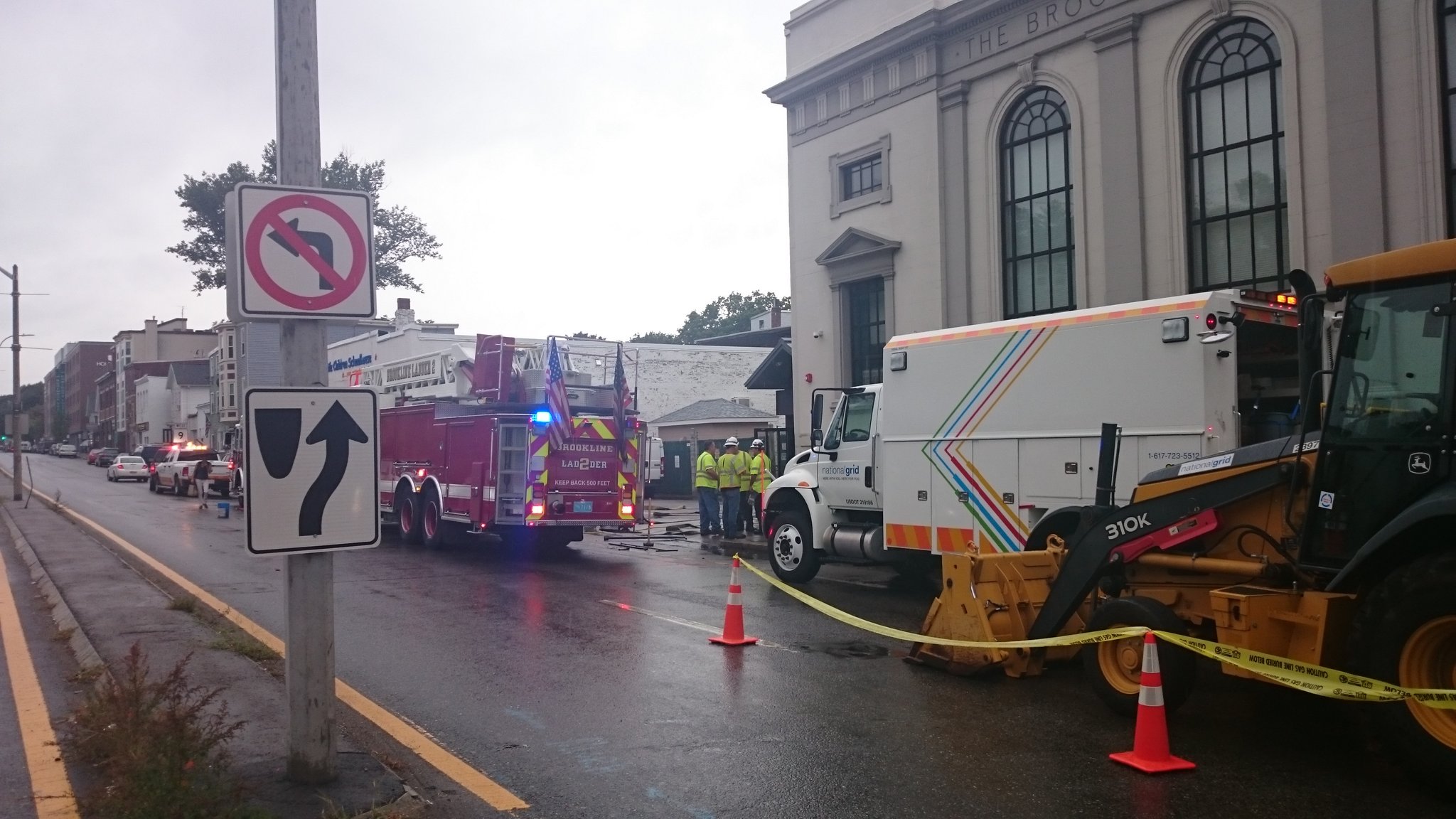 Brookline PD on Twitter "BrooklineFD on scene at Rt 9 at Brkl Village