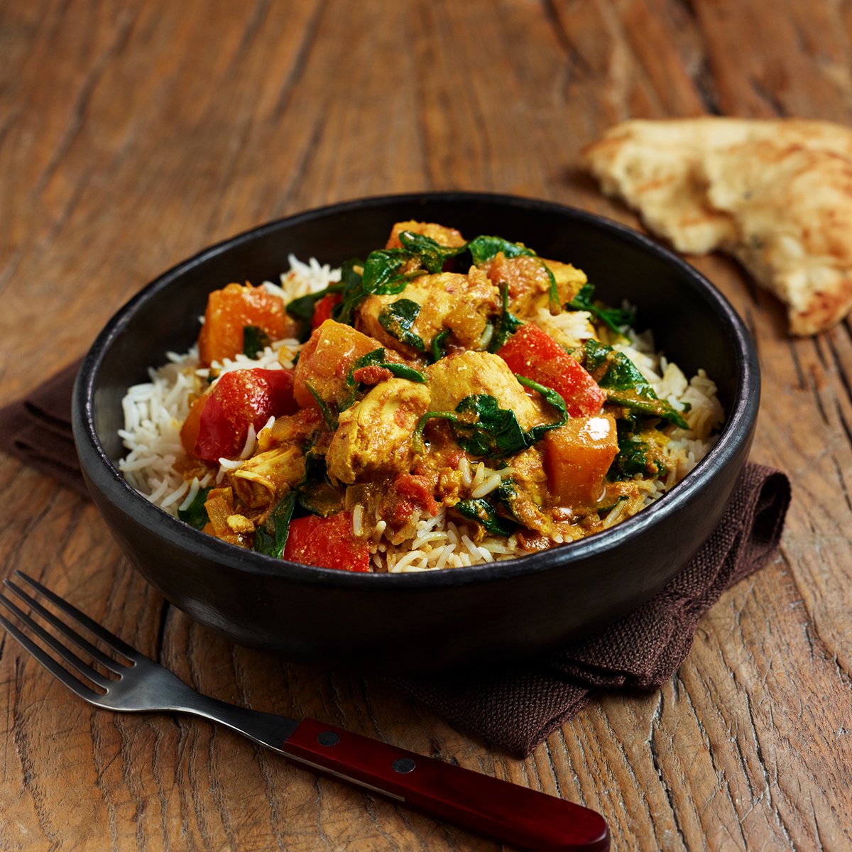 sainsburys's tweet photo. Spice up your Sunday with this chicken, vegetable and spinach curry RECIPE: https://t.co/sE5FrxN9u3 https://t.co/q3fqJ1J1wY