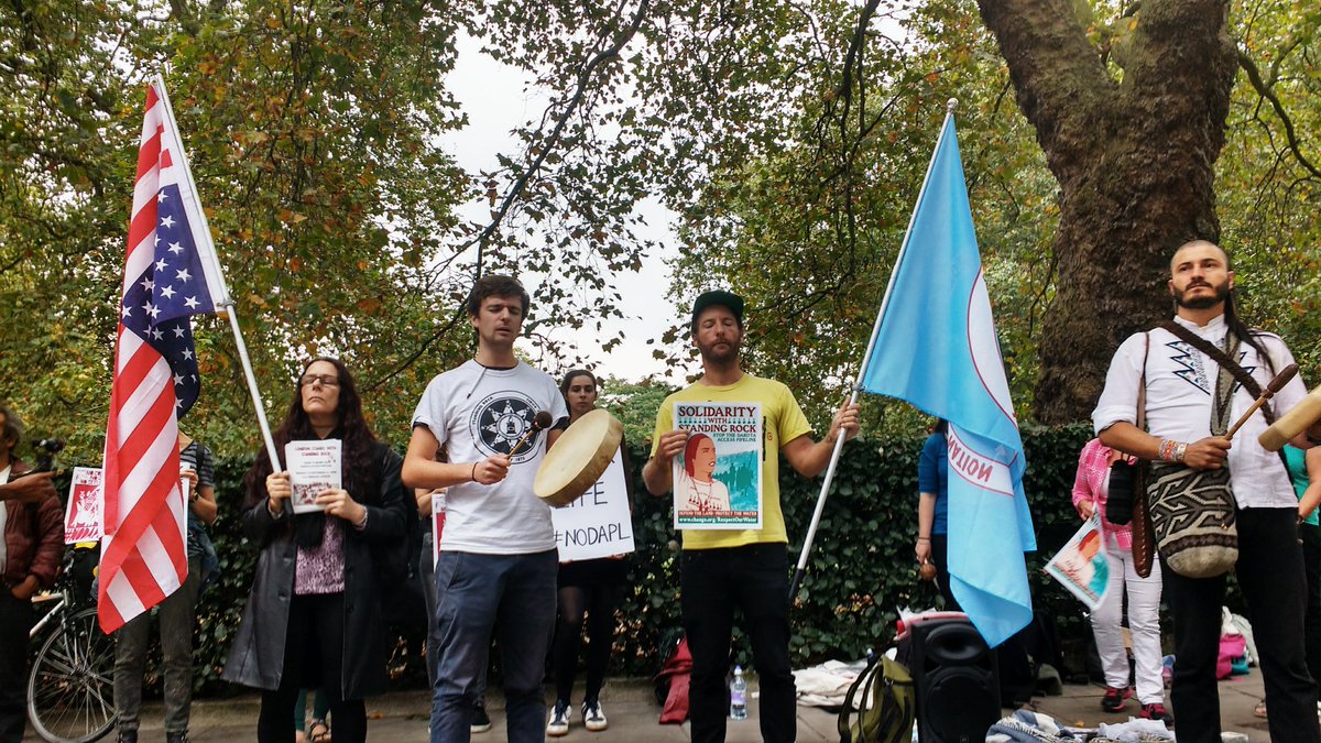 LIVE from the ceremony in solidarity with the Water Protectors standing against the Dakota Access Pipeline #NoDAPL