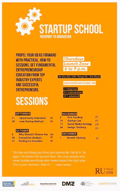 ZonesTMU's tweet photo. This Wednesday night! Join a session on Opportunity Evaluation by @StartupSchoolRU at @LaunchZoneRU! #RUZone https://t.co/gCD6fbPESD