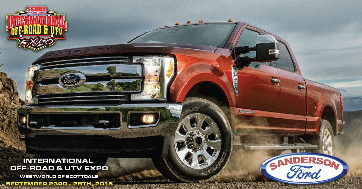 Rugged_IOUE's tweet photo. Sanderson Ford is coming to the International Off-Road &amp; UTV Expo. Tickets: https://t.co/a2gCadhHug https://t.co/jFb1ffgJfE