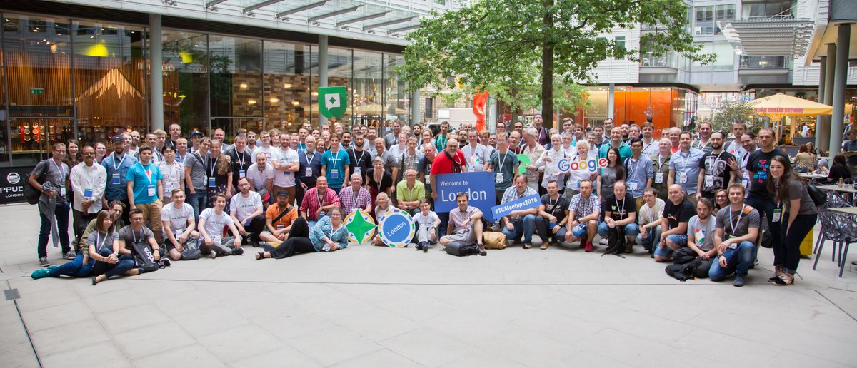 GooglePEProgram's tweet photo. Big thanks to everyone who joined us in London--we had an incredible time! Next up: Mountain View 😊 #TCMeetups2016 https://t.co/YD9iyBZTNe