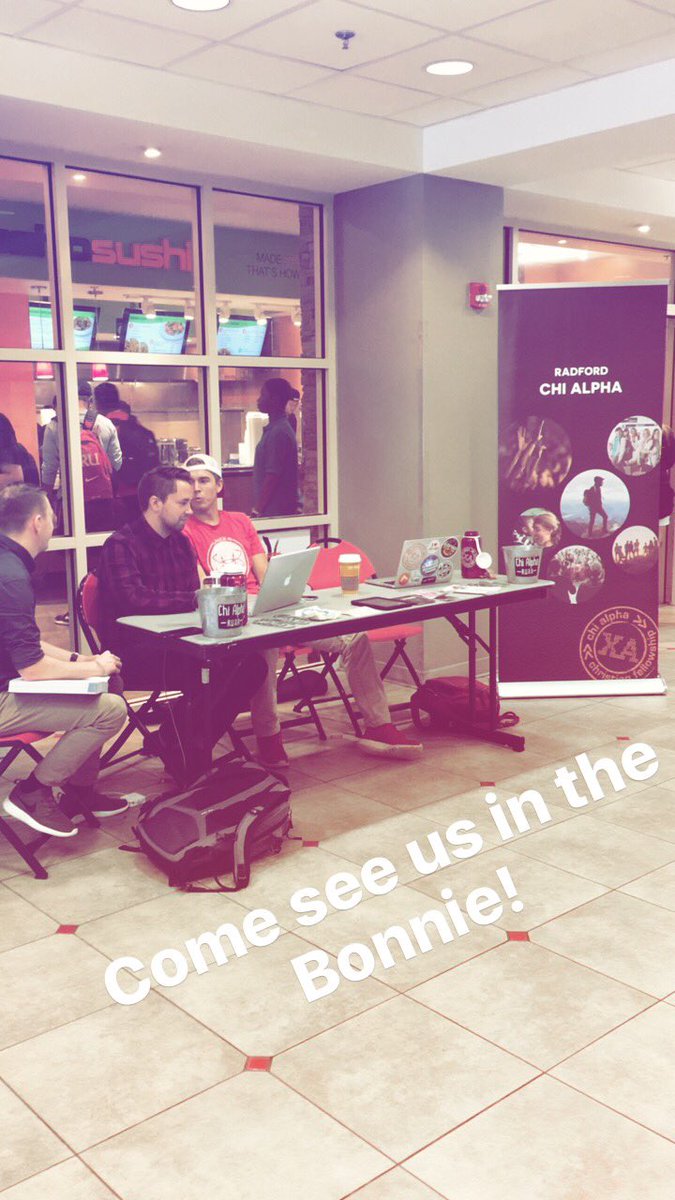 RadfordXA's tweet photo. Hey come hang out with us! #RUXA https://t.co/9SWX07PYJC
