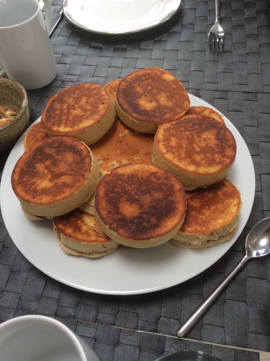 NDR371's tweet image. It was time for Buckwheat pancakes with the Clarkes this morning.   @cookieandkate what do you think?