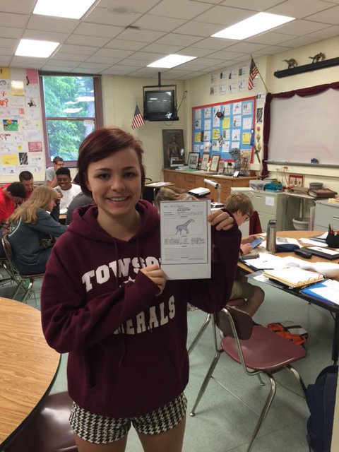 Genetics via LATIN=Brand new study-4 species of giraffe exits-Mr. Buick's class didn't miss a beat! @BCPSLatin