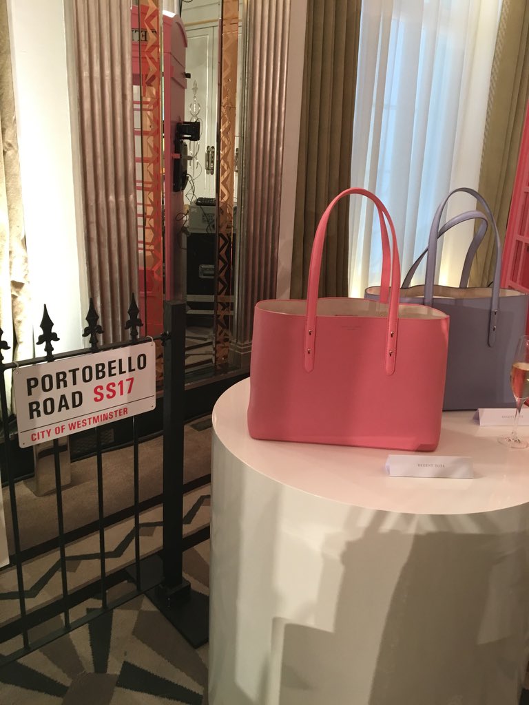 OnFeatures's tweet image. Super sweet #SS17 collection at .@AspinalofLondon #LFW