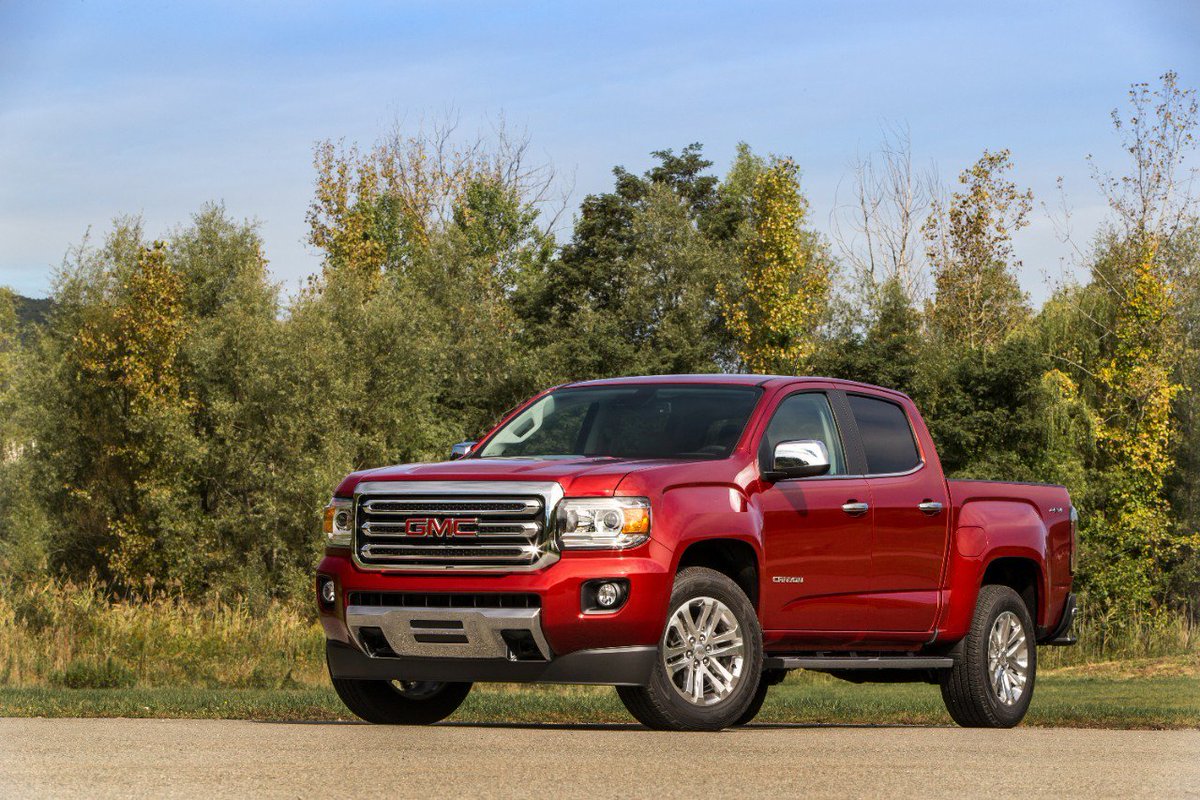 GM's tweet image. Test your limits in the 2016 @ThisIsGMC #Canyon - named Best Midsize Pickup Truck of 2016 by @carsdotcom.