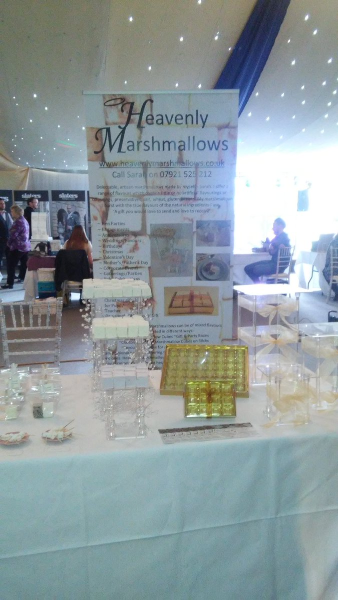 heavenlymallow's tweet photo. It was lovely to meet you all at the #trunkwell wedding fair with #berkshireweddingfairs yesterday. Amazing marquee! https://t.co/x29ky4K1Jc