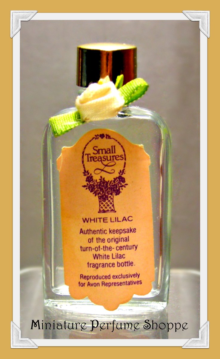 MiniPerfumeShop's tweet photo. VERY rarely do we offer Avon minis, but for this one we'll make an exception. White Lilac (c1982) exclusive to reps. https://t.co/7l1hfMBba3