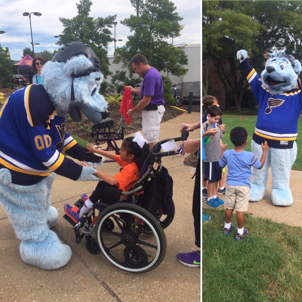LouieSTLBlues's tweet image. Yesterday the St. Louis Children's Hospital asked me to meet some of their athletes at the Tri My Best Triathlon