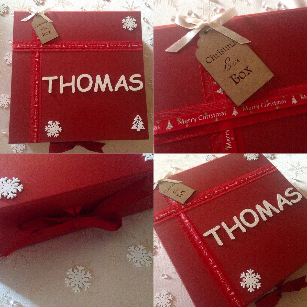 candyoccasions1's tweet photo. Personlaised Christmas Eve boxes 🎅🎄Box only £18🎅🎄Box filled with Christmas goodies £30🎄🎅 #christmasevebox #christmas https://t.co/T4FgOkR7lU