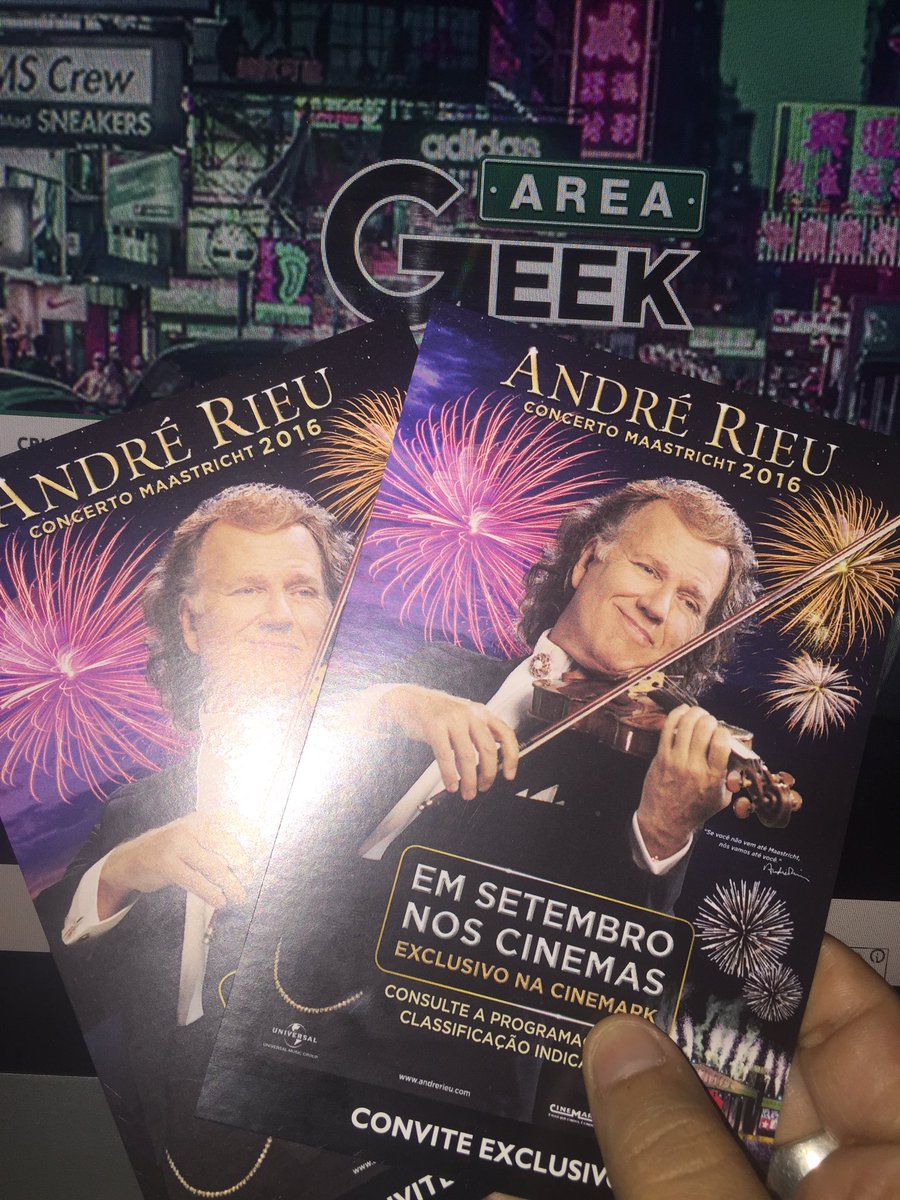 area_geek's tweet photo. Quem quer ganhar um ingresso para assistir no Cinemark o concerto Maastricht? #AreaGeek #Ingresso https://t.co/hai95YhAWn