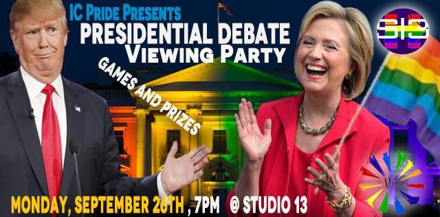 Come join pride for a debate party! And raise some money at the same time.