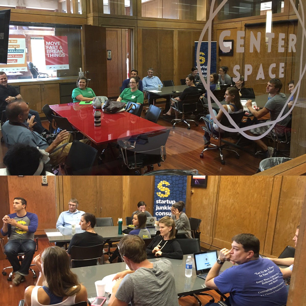 startup_junkie's tweet photo. ScaleUp Cohort II - Final week before Demo Day! #aridea #NWAVentureTeam #ScaleUpAmerica https://t.co/xdfLEEWoCP
