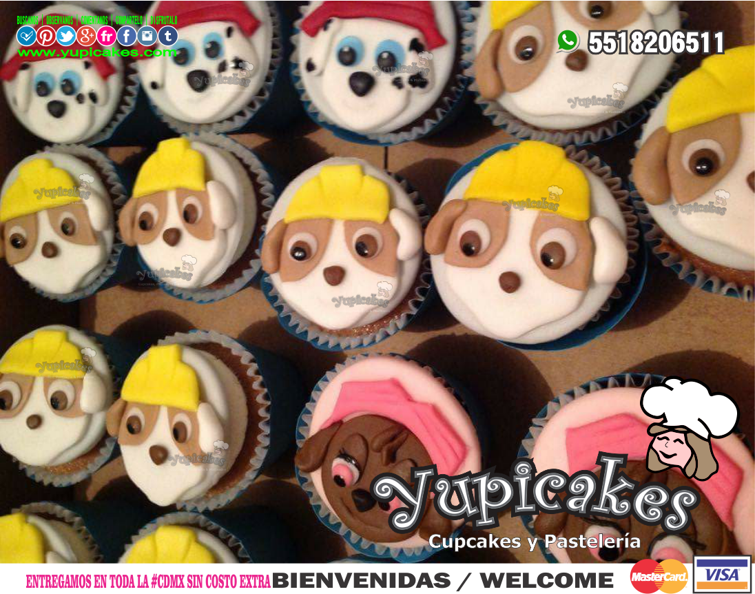 Yupicakes's tweet photo. #FelizLunes es #FinDePuenteY yo solo quiero tener en mi #fiesta deliciosos #cupcakes de #PawPatrol! Haz tus pedidos YA! https://t.co/nMAZ3Juhln