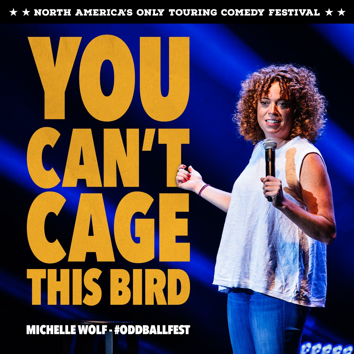 We tattooed her name to our funny bone <a href="/michelleisawolf/">Michelle Wolf</a> #ODDBALLFEST bit.ly/1F2K96b