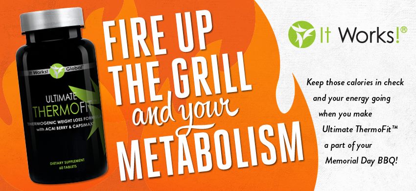GetYourWrapOn's tweet photo. Worried about the calories on your Memorial Day BBQ menu? Worry less and party more with Ultimate ThermoFit to fire up your metabolism to ke https://t.co/220vqR5No9