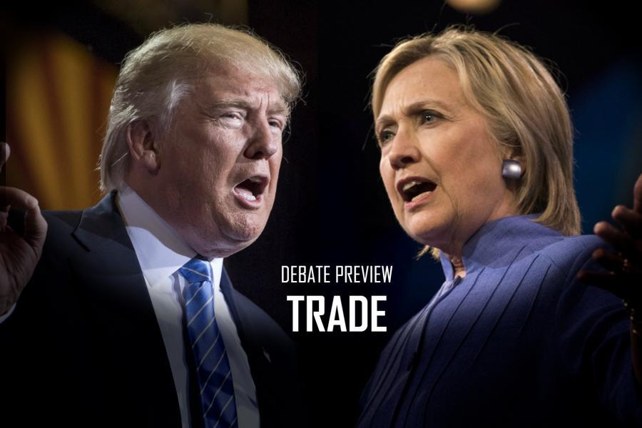 USChamber's tweet photo. The first presidential debate is just a week away. Let's look at the candidates on #trade. https://t.co/bFNqk2RKop https://t.co/FhgyPU0S4j