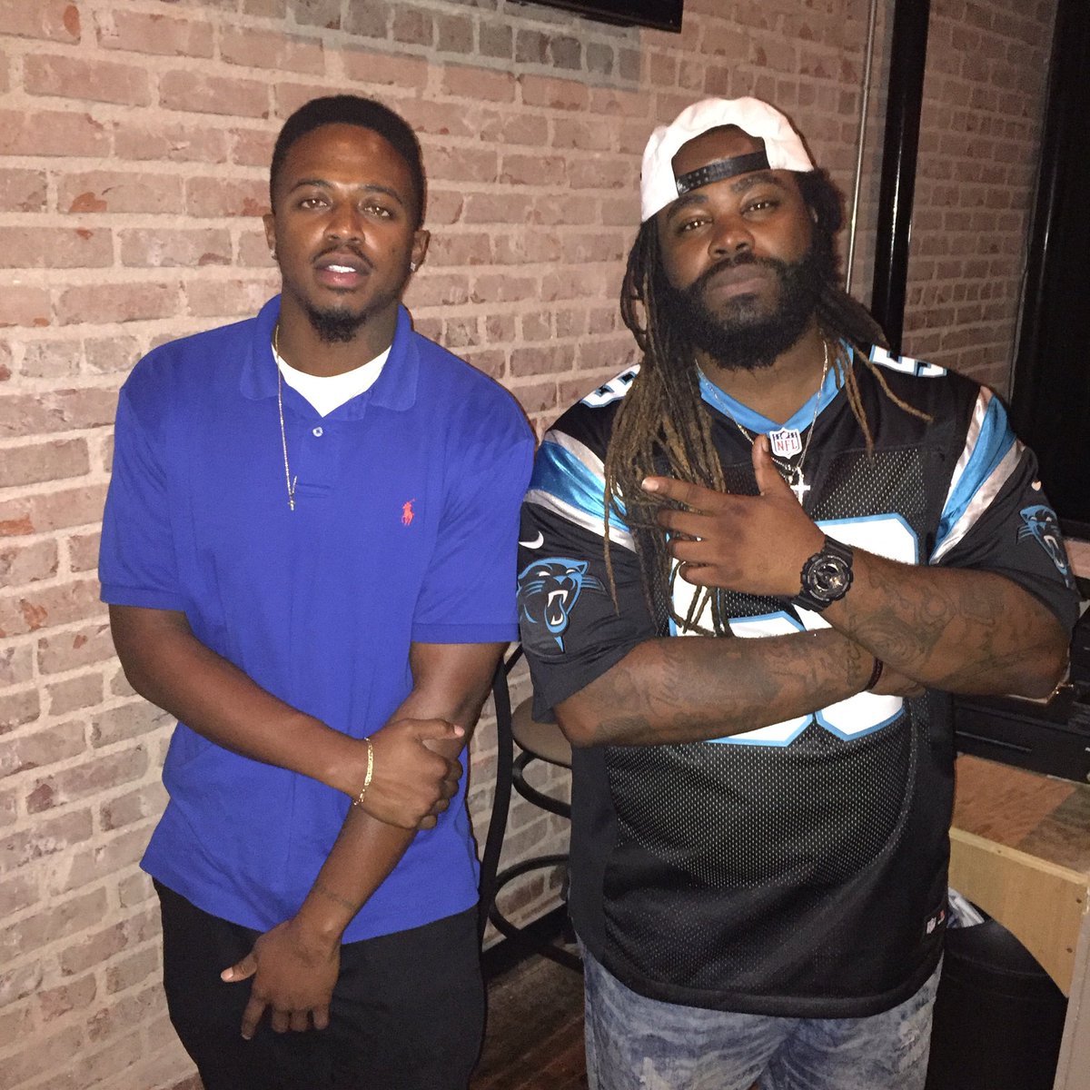 _GMAAC's tweet photo. Big Baby @DarrenBrand_ and myself last night after the Comedy show #RoseGoldEnt https://t.co/z5SROIDwHp