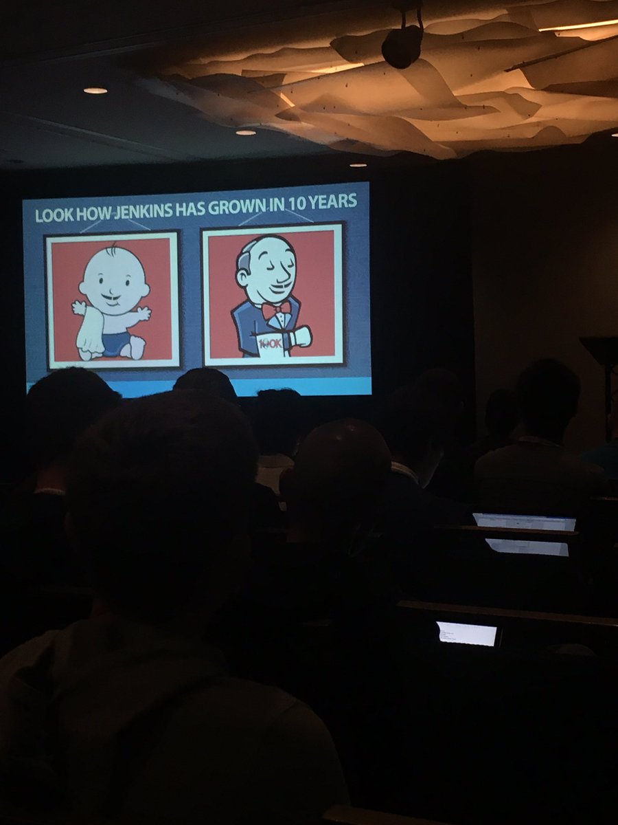 ch3sir3's tweet photo. Jenkins 2.0 - by CloudBees
#jenkins #JenkinsWorld #cloudbee #JavaOne #JavaOneConf https://t.co/oCYrsjmcx9