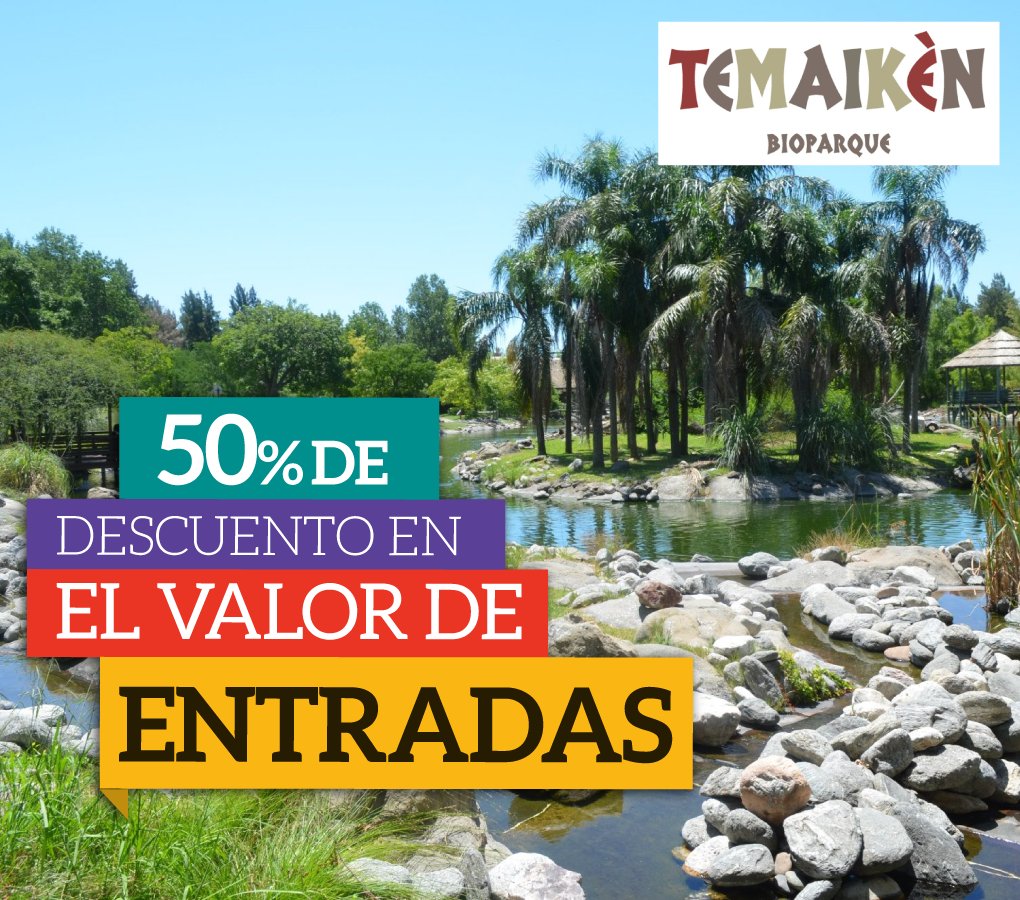 #BuenLunes Obtené un 50% de descuento en el valor de entradas para visitar el Bioparque Temaikèn.
busplus.com.ar/beneficios