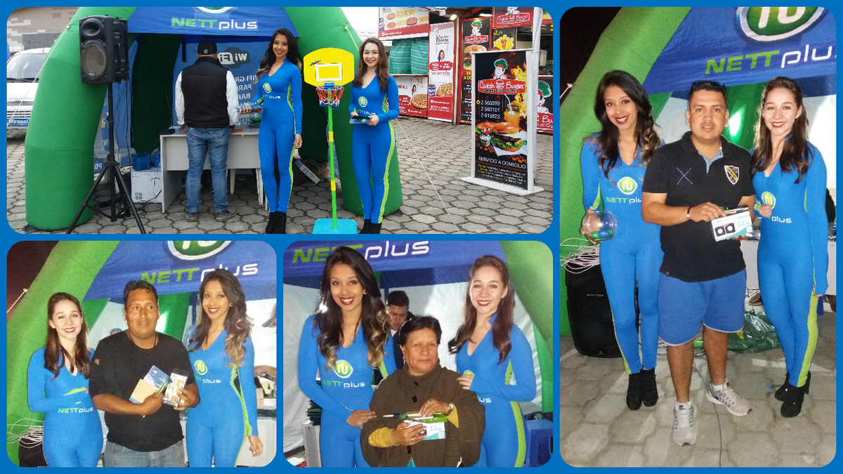 NETT_plus's tweet photo. #TuMundoDesdeAquí Así se vivió la feria de Loja en nuestro stand publicitario. https://t.co/8xTVHgR0O6