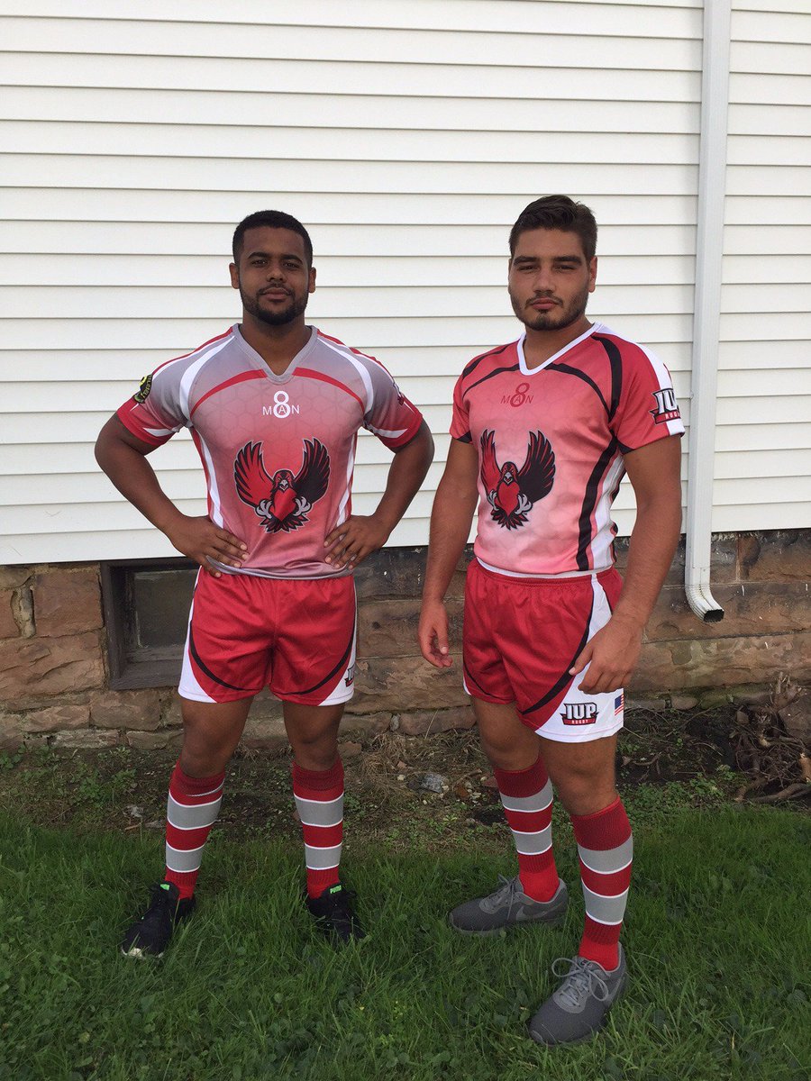 Finally in! @IUPRugby new Kits have arrived just in time for our match up with @KutztownRugby (3rd side) this weekend.