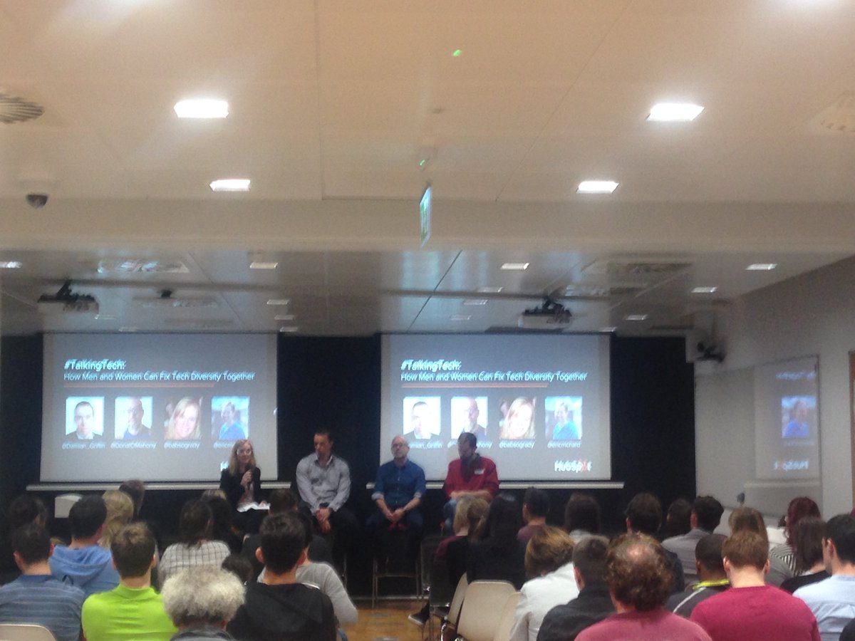 Ciara_Orms's tweet photo. Wise words on mentoring to instill confidence in males and females in the tech industry from @babsogrady #talkingtech at HubSpot tonight https://t.co/4zYXHpcpXF