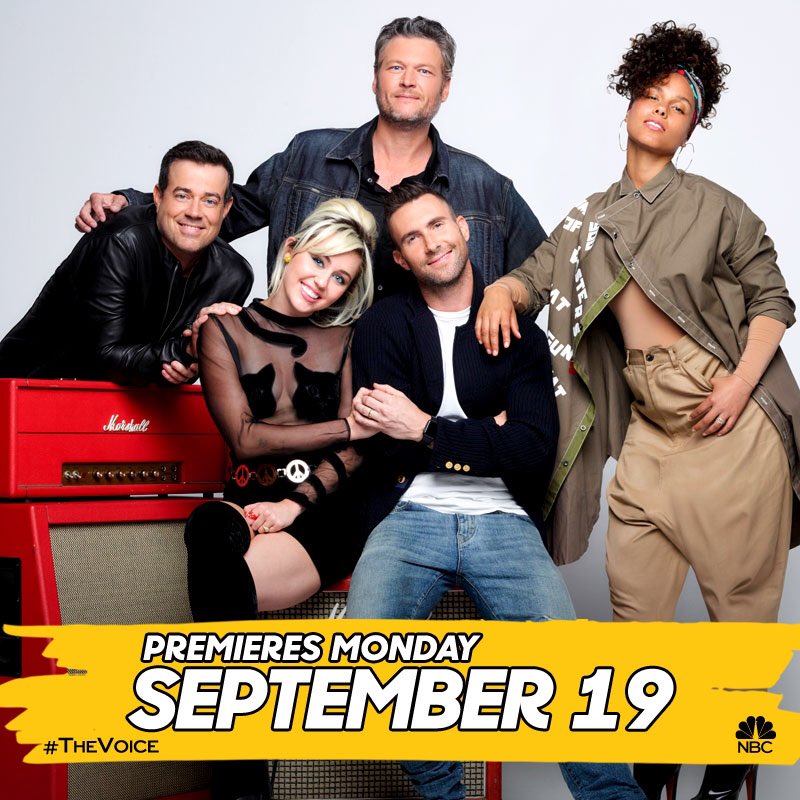 Telemundo's tweet image. No te pierdas toda la acción de @nbcthevoice en su gran estreno ESTÁ NOCHE ✌🏼️🎤❤️ #TheVoice