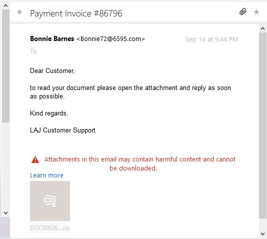 speeednet's tweet image. In-boxes stuffed with fake invoices. Don&apos;t open these #zipfiles. #Ransomware #identitytheft #fraud #malware #spam