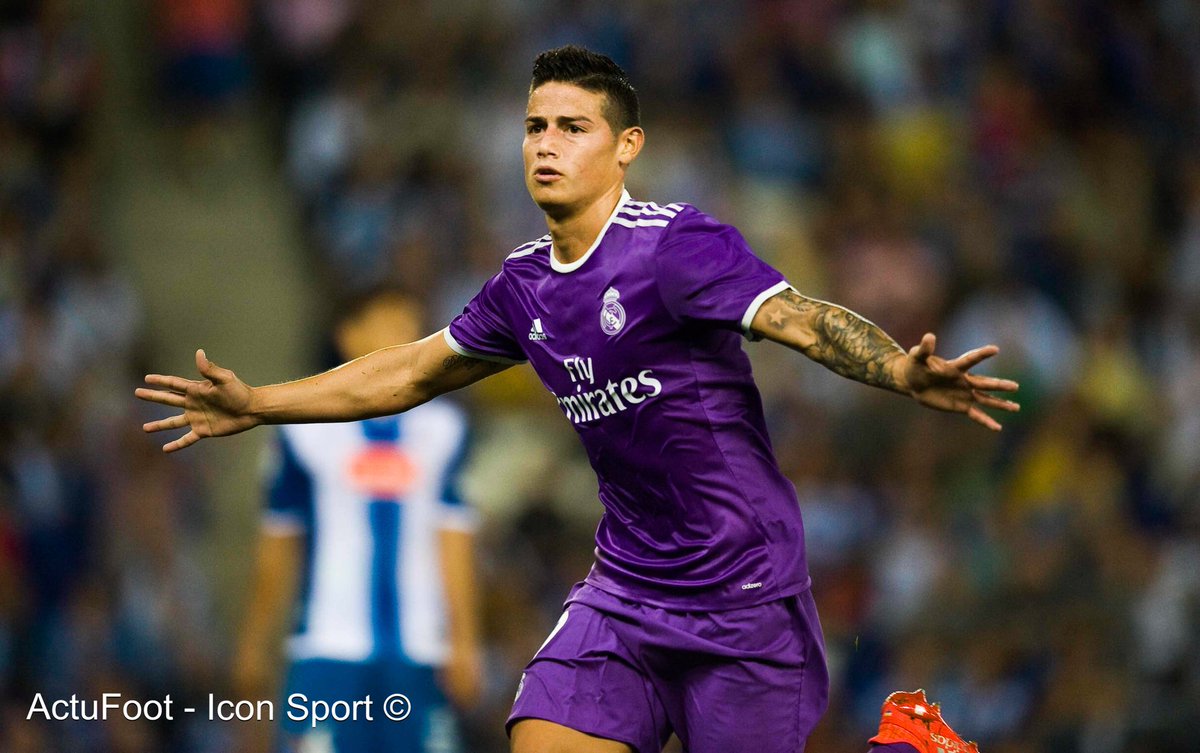 ActuFoot_'s tweet image. James : "Je n'ai jamais voulu partir, je voulais être au Real parce que cela a toujours été mon rêve..."